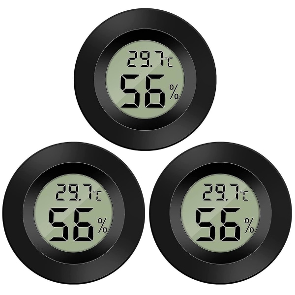 3-pack Hygrometer, Thermometer Display