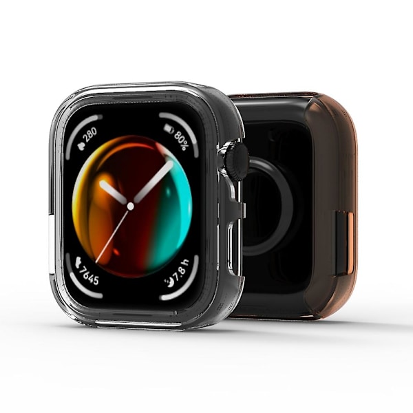 Huawei Watch Fit 3 -suojakotelo, puolikas, TPU, suojaava kellokehys - (FMY) Transparent Huawei Watch Fit 3