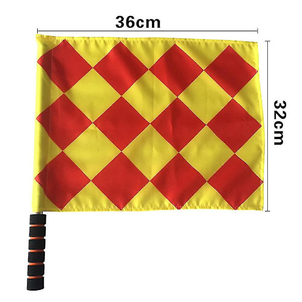 Domarflagga i rostfritt stål, kommandosignalflagga, röd signalflagga, svampgrepp, specialpatrullprestanda (FMY) border flag