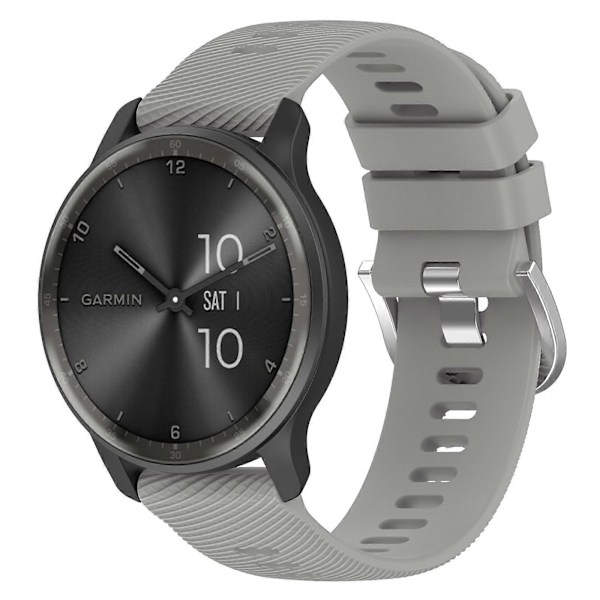 Til Garmin Approach S40 20mm Kryds Tekstureret Ensfarvet Silikone Urrem (FMY)