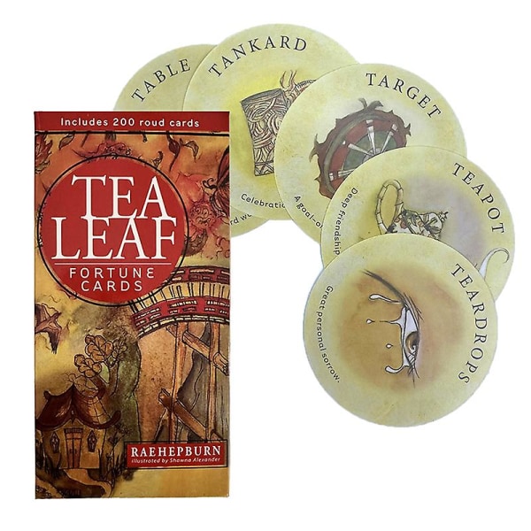 Tea Leaf Fortune Card Tarot Oracle Card  Family Party Board Game Fate Divination  (FMY)