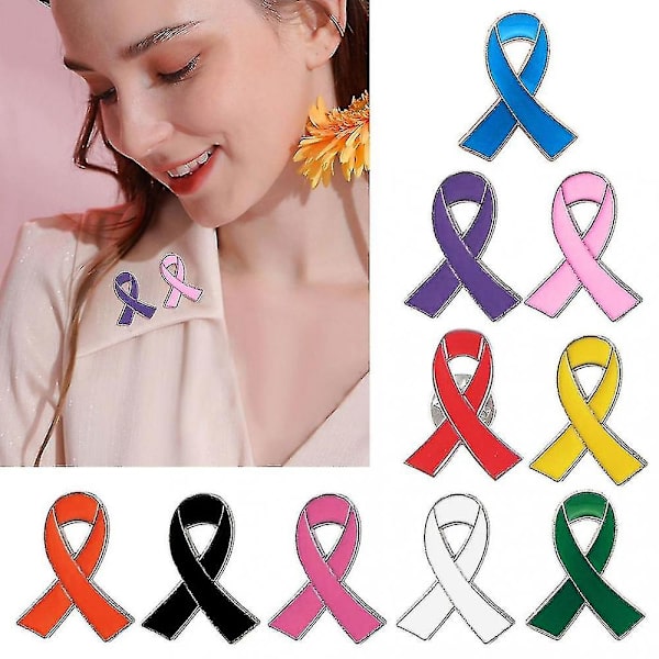 Set med 5 Bandbroscher Snygg Design Band Emblempins Legering Material WBT  (FMY) Orange