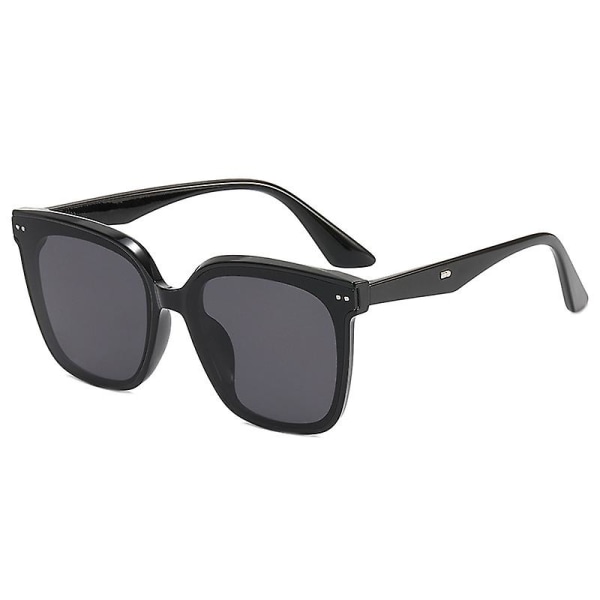 Polariserte solbriller for menn kvinner retro solbriller herre nyanser-svart (FMY)