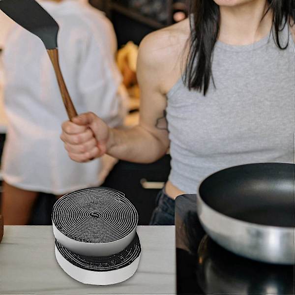 Högtemperatur Grilltätning Självhäftande Packning - 2-pack - Grillrökare Packning Tejp (FMY)