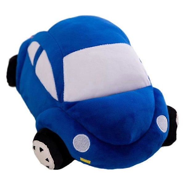 Kreativ Tecknad Bil Plyschleksak Sovkudde Barn Födelsedagspresent (FMY) blue 30cm