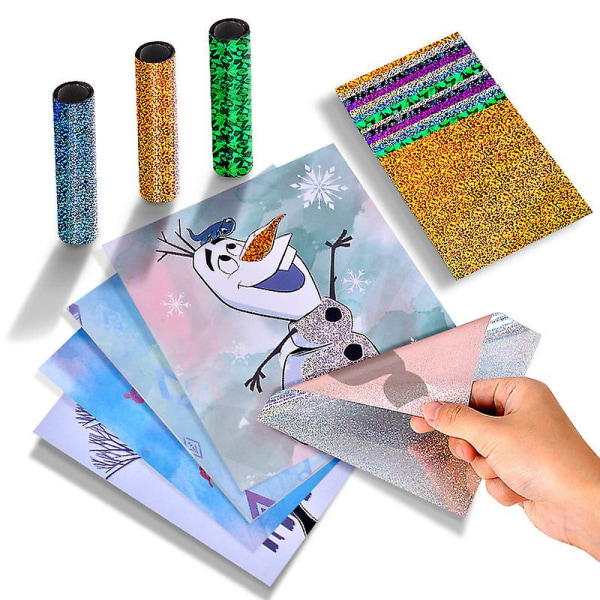 9 stk Cartoon Frosne Stickers Pakke til vandflaske Laptop Room Graffiti Princess Stickers (FMY)