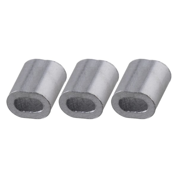 For 800 stk. M1 Ovale Wire Rope Sleeves Aluminium Krympe Loop Sleeves Clip WS1778 (FMY)