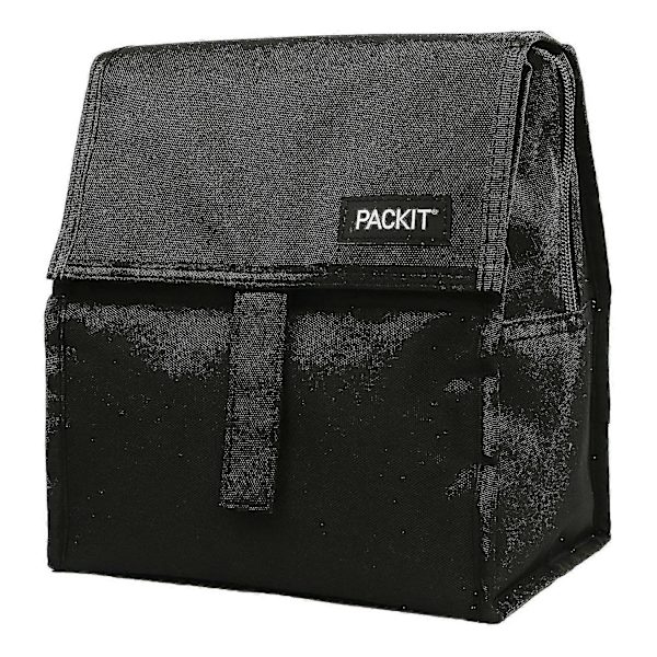 Packit Jäädytettävät Lounaskassit - Taittuvat ja Jäädytettävät Kassipussukat (FMY) black