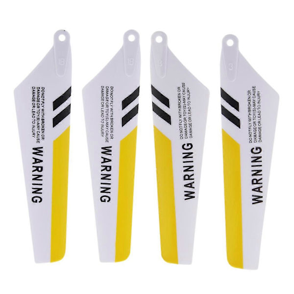 Syma Full Set Reservedeler for Syma S107 RC Helikopter, Hovedblad, Hovedaksel, Haledekorasjoner, Halepropeller, Balansebom, Girsett, Forbindelsesbeslag (FMY) yellow