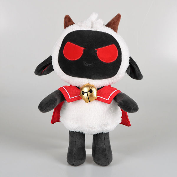 30cm Cult Of The Lamb Pehmolelu Pehmeä Lammas Pehmolelu Pelihahmo Piirretty Hahmo Pehmolelut Pehmeä Lahja Lelut Lapsille Pojille Faneille (FMY) Black 30cm