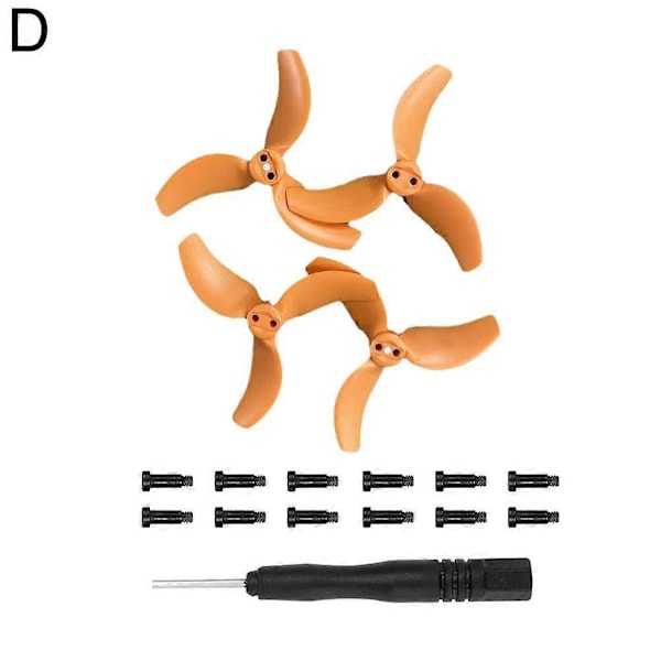 BRDRC För DJI Avata 2 Par Propellerblad Reservdelar Tillbehör Orange