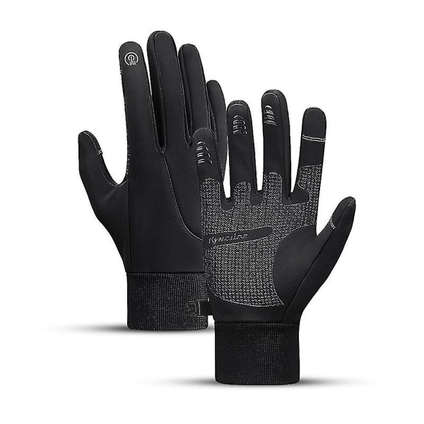 Comfyhands - thermal handskar,comfyhands Winter Touchscreen Handskar för män kvinnor (FMY) Black S