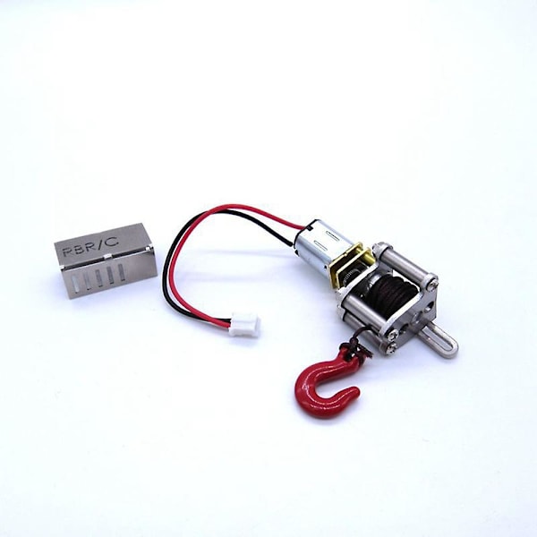 Metallisk Automatisk Simulert Vinsj for B14 B24 B16 B36 C14 C24 C34 MN D90 D99 MN99S RC Bil (FMY) Silver