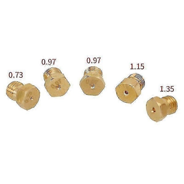 Naturgass Konverteringsdyse for 5-Bluss Koketopper - M6x0.75 Universelle Koketoppdyser (FMY) C