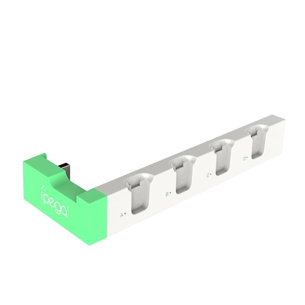 IPEGA For Nintendo Switch JoyCon 4 Slots Opladningsdock Station Spilkontroller Oplader med Indikator (FMY)