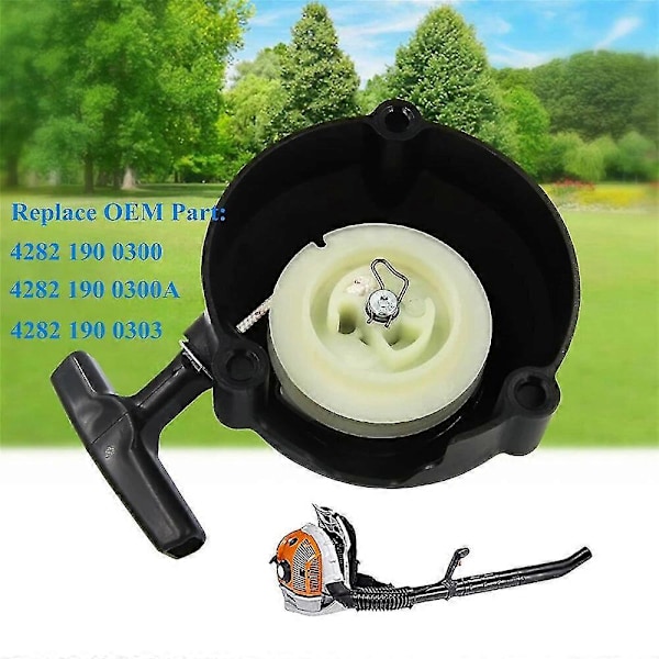 Käynnistysnarukela Stihl reppupuhaltimille BR500 BR550 BR600, vetokäynnistin, korvaa osan 4282 190 0300 (FMY) Recoil Starter