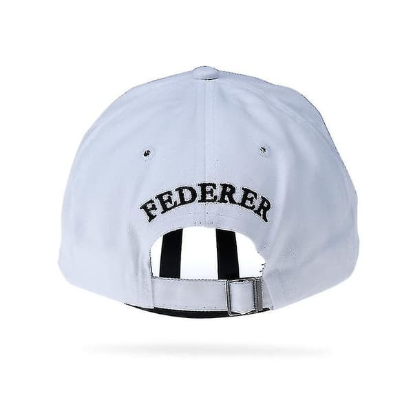 Roger Federer -lippis, baseball-lippis, aurinkolippis (FMY) White