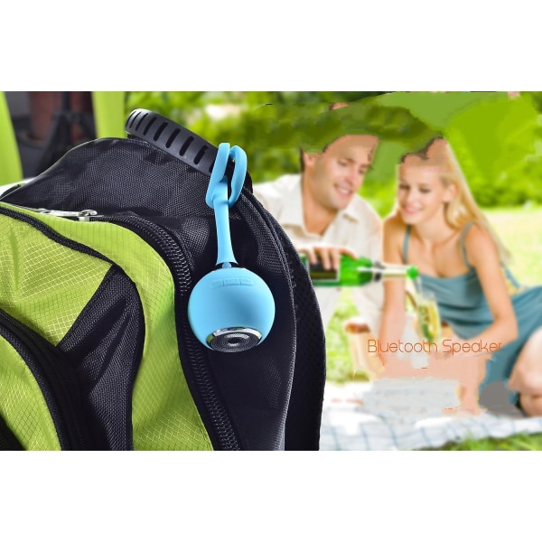 Small Mini Portable Wireless Bluetooth Speaker Creatived Subwoofer Mini Cute Outdoor New(blue)  (FMY)