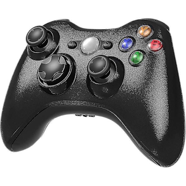 Langaton ohjain Xbox 360:lle, Finydr Xbox 360 Joystick Langaton Peliohjain Xboxille & Slim 360 PC:lle (musta)  (FMY)