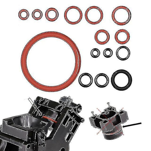15 stk. Silikone O-ring Pakning Til Saeco Gaggia Automatisk Kaffemaskine Tætnings O-ring Kaffemaskine Dyser Connector Pakning (FMY)