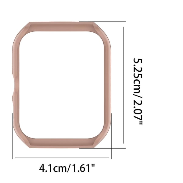 Protector Frame Cover med hærdet film til Watch 3 Pro Smartwatch For Shell Fo (FMY)