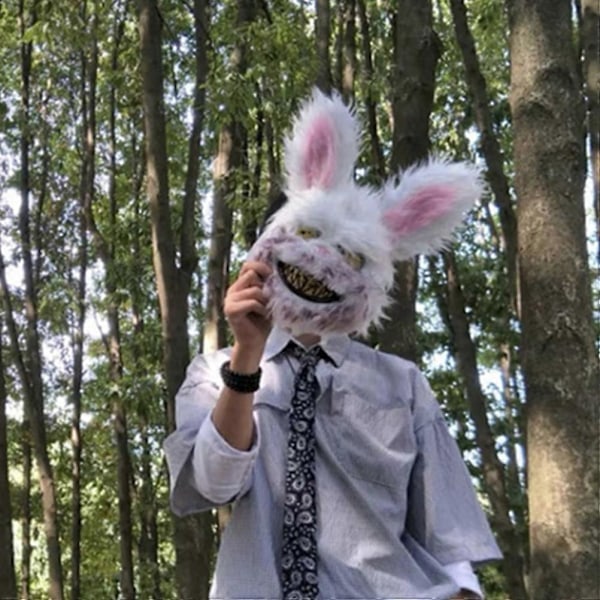 Paha Verinen Jänisnaamio Halloween Kauhu Naamiot Maskeraatijuhlat Cosplay Maski Temppu Naamio NO.1638  (FMY)