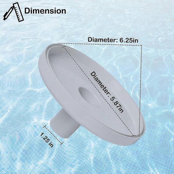 Pool Skimmer Lock Cover Lock Replacement for Hayward SP1091WM Skimmer White
