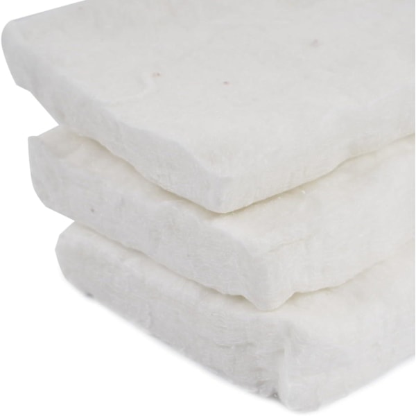 3 st Keramisk Ull Svamp Bioetanol Eldstad Eldbox Säkerhet Läckagesäker Förbränning Etanol Bordsmodell Rökfria Eldar (FMY) 30*10*2.5cm