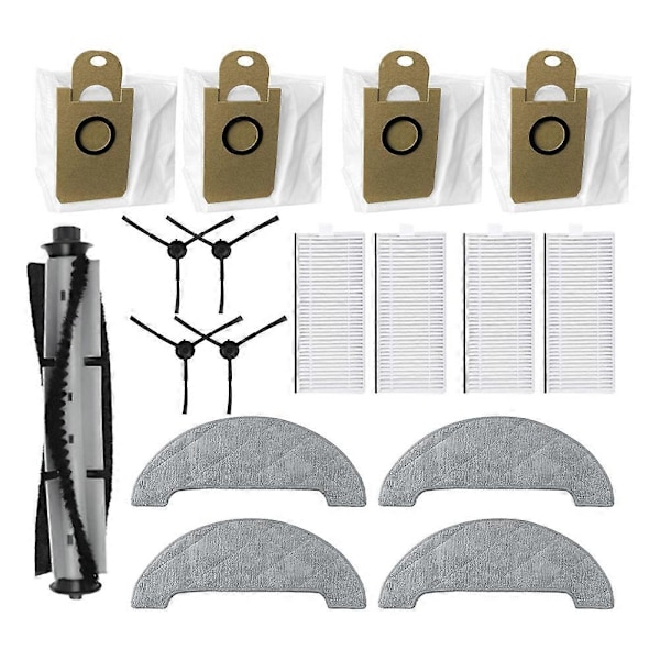 Til Blaupunkt Bluebot Comfort Plus Hoved Sidebørste Hepa Filter (FMY) As Shown