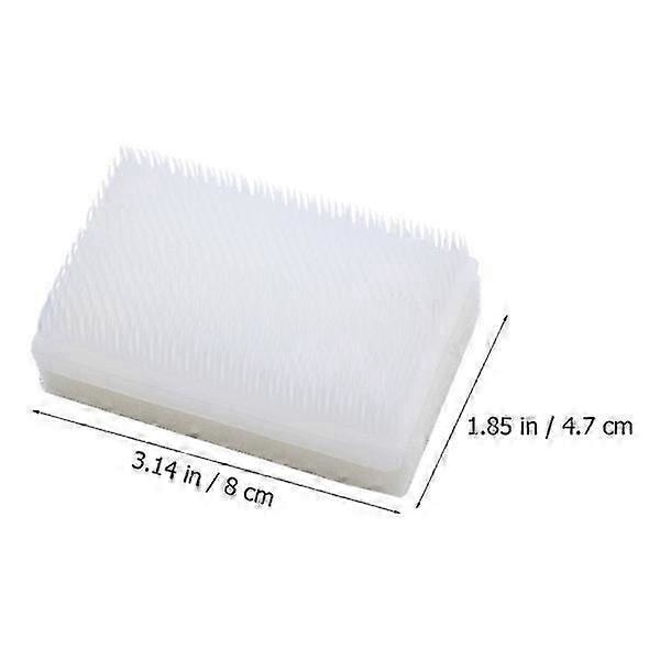 2 stk. Abilitations Børste for Sensorisk Defensivitet Wilbarger Terapi Børste Db (FMY) White 8X4.7CM