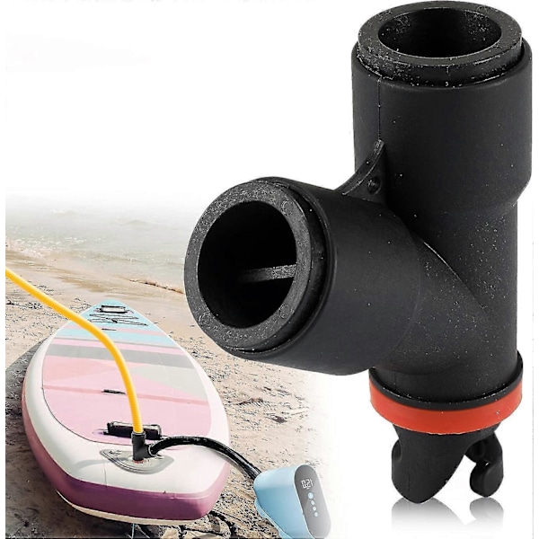 Sup Pumpe Adapter Dobbelt Indløb Inflator Adapter til Båd Kajak Stand Up Paddle Board Surfbræt Tilbehør