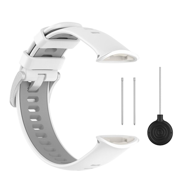 Urremærke Armbånd Beskyttende Vandafvisende Silikonrem til Polar Vantage V2 (FMY) Red