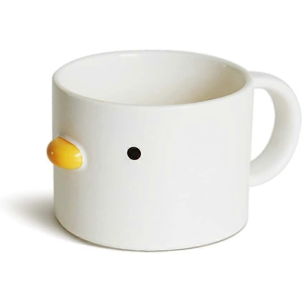 Ankka Kahvikuppi, Käsintehty Lasite Söpö Muki, Turvallinen Keraaminen Maito Latte Muki, 207ml Espresso Kuppi. Parhaat Lahjat Kahvin Ystäville (FMY)