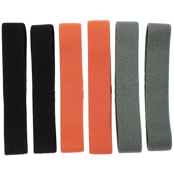 6 st färgade gummiband Bento Box Band Ersättning Lunch Bento Box Band Elastiskt Matlåda Band Silikon Gummiband (FMY) Random Color 15X2.5X0.5CM