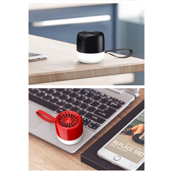 Bluetooth högtalare Högt stereoljud, bärbara högtalare Bluetooth trådlös med Bluetooth 5.0, 6-8 timmars speltid, stöd SD-kort (rött) (FMY)