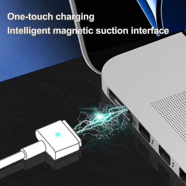 Fonken USB -c Hona Till Magsafe 2 Laddkabel Adapter För Macbook Pro Air 100w Laddare Power 1,8m (FMY) white