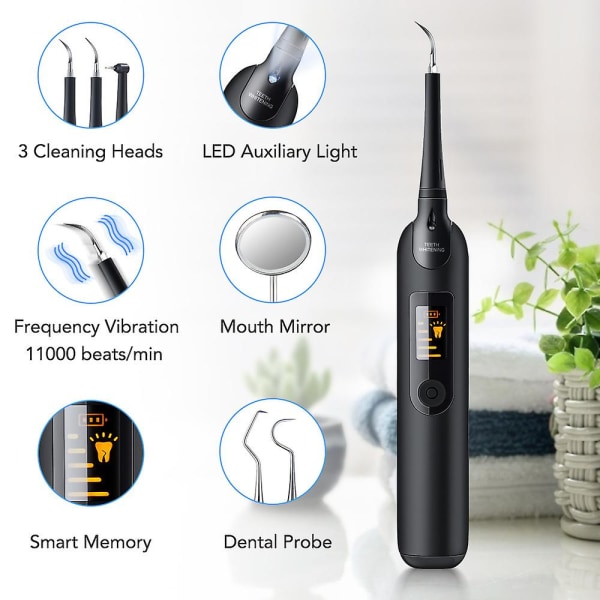 Electric Teeth Cleaner Home Portable Teeth Beautifier Oral Care Calculus Cleaning Teeth Rinsing Teeth Cleaner  (FMY)