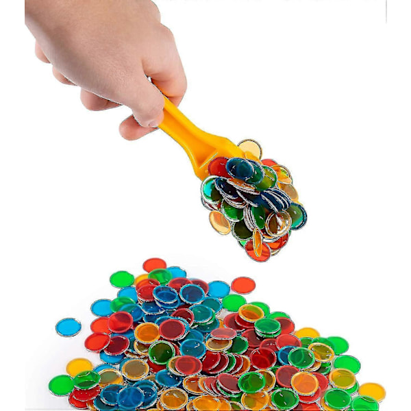Magneettiset Bingo-taikakepit, 4-pakkaus -  Suuri paketti seniori- ja perhepeli-iltoihin -  Opetustieteelliset STEM-sarjat (FMY)