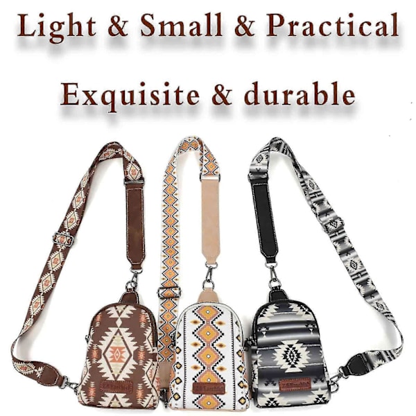 Wrangler Skråveske for kvinner - Crossbody-veske med avtakbar stropp (FMY) black