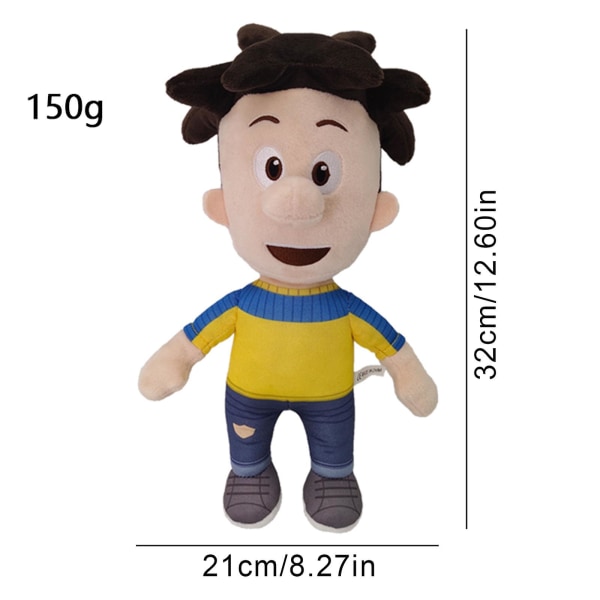 Big Nate englanninkielinen animoitu pehmolelu, syntymäpäiväjoululahja lapsille ja faneille (FMY) Nate
