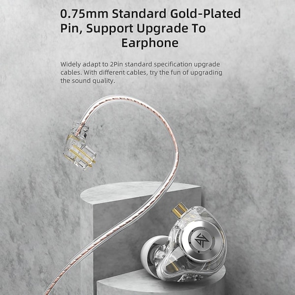 Edx Pro Hifi Bass Øretelefoner Magnetic Dynamic Unit Sport Running 3,5 mm In Ear Monitor Stereo støyreduksjon med oppbevaringspose (FMY) black no mic
