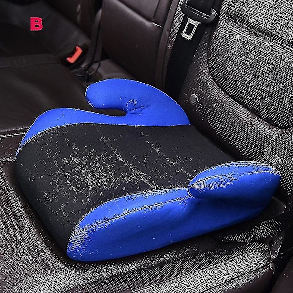 Kannettavat lasten turvaistuimet auton korokeistuimet valjaat hengittävä neulottu (FMY) Blue 1