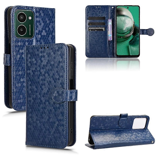 Dot Tekstur Lærveske For HMD Pulse Pro / Pulse / Pulse+ (FMY) Blue