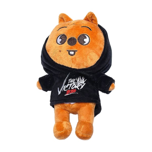 Skzoo Plyschleksak Stray Kids Cartoon Cat Plyschdocka, söt Anime Cartoon Fylld Djurfigur Plyschdocka Present till Fans Barn (FMY) bear