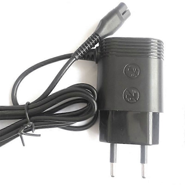 Lämplig för rakapparat, A00390 Laddare Sladd Adapter EU-kontakt (FMY) black