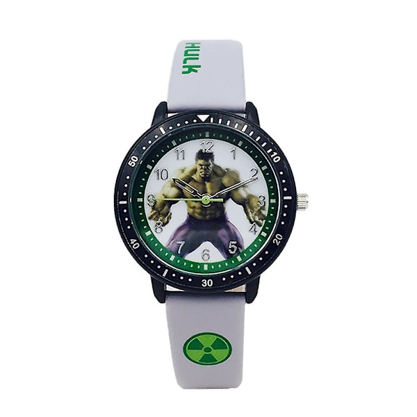 Hämähäkkimies Thor Hulk Quartz-kello lapsille, pojille, supersankari, sarjakuva, rannekello, lahjat (FMY) Grey