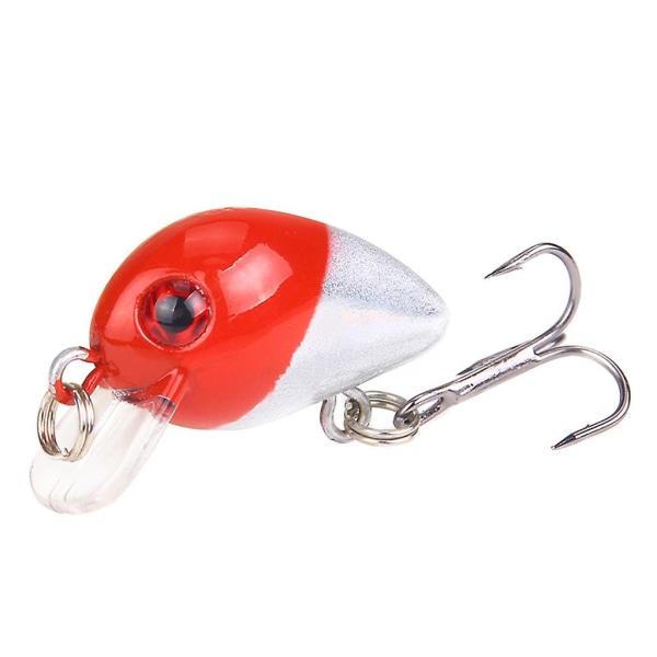 3d Eyes Fishing Popper Lure Artificial Hard Bait Crankbait Krok Tackle 30mm (FMY)