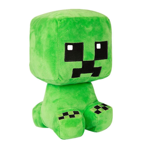 Minecraft Plys Legetøj Pixel Dukke Til Børn Gave  (FMYED) 26cm Sitting Creeper