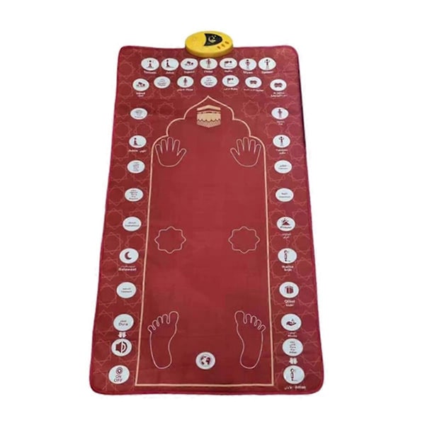 131x75CM Elektronisk Interaktivt Musikk Andaktssteppe for Hjemmet, Rød (FMY)