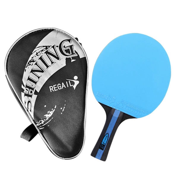 Ping Pong-racket Bordtennisracket med Bärväska (FMY) Blue Only paddle